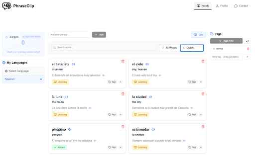 PhraseClip from Chrome web store to be run with OffiDocs Chromium online PhraseClip from Chrome web store to be run with OffiDocs Chromium online