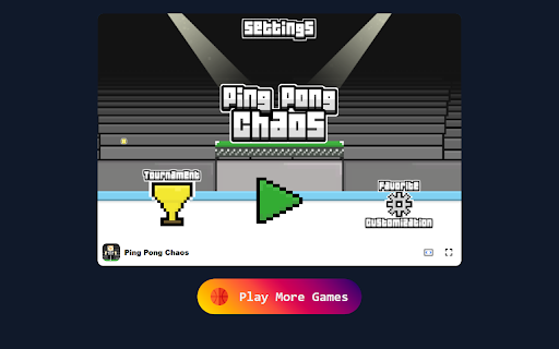 Ping Pong Chaos Game Enjoy Free, Offline Table Tennis Fun Anytime! from Chrome web store to be run with OffiDocs Chromium online Ping Pong Chaos Game Enjoy Free, Offline Table Tennis Fun Anytime! from Chrome web store to be run with OffiDocs Chromium online