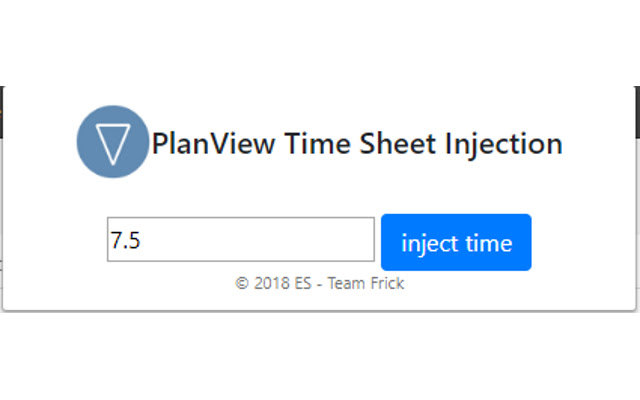 PlanView Time Injection Service from Chrome web store to be run with OffiDocs Chromium online PlanView Time Injection Service from Chrome web store to be run with OffiDocs Chromium online