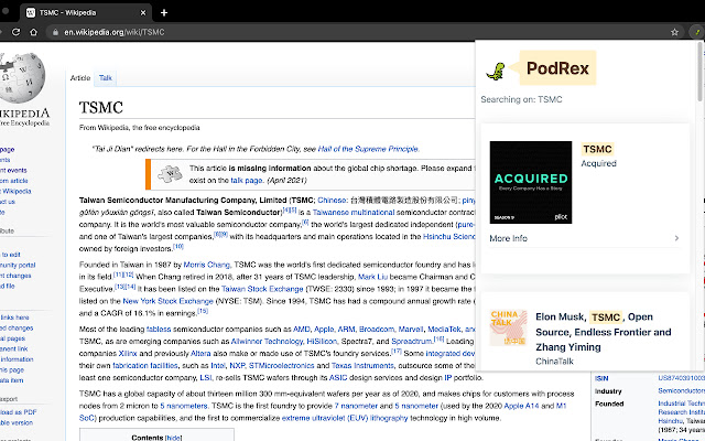 PodRex from Chrome web store to be run with OffiDocs Chromium online PodRex from Chrome web store to be run with OffiDocs Chromium online