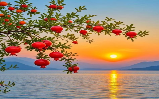 Pomegranate tree branch wallpaper from Chrome web store to be run with OffiDocs Chromium online Pomegranate tree branch wallpaper from Chrome web store to be run with OffiDocs Chromium online