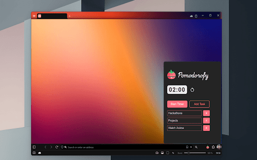 Pomodorofy from Chrome web store to be run with OffiDocs Chromium online Pomodorofy from Chrome web store to be run with OffiDocs Chromium online