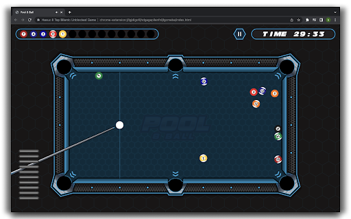 Pool 8 Ball Billiards HTML5 Game from Chrome web store to be run with OffiDocs Chromium online Pool 8 Ball Billiards HTML5 Game from Chrome web store to be run with OffiDocs Chromium online