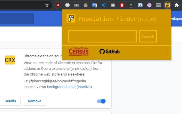 Population Finder from Chrome web store to be run with OffiDocs Chromium online Population Finder from Chrome web store to be run with OffiDocs Chromium online