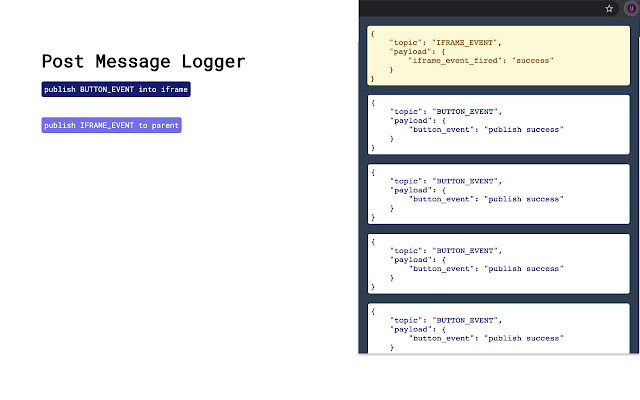 post message logger from Chrome web store to be run with OffiDocs Chromium online post message logger from Chrome web store to be run with OffiDocs Chromium online