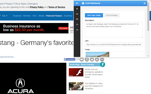 Postradamus from Chrome web store to be run with OffiDocs Chromium online Postradamus from Chrome web store to be run with OffiDocs Chromium online