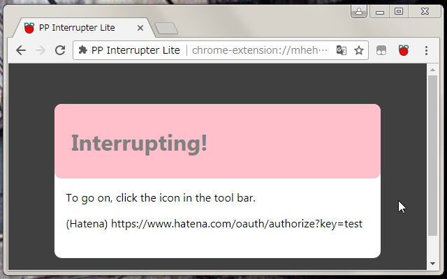 PP Interrupter Lite from Chrome web store to be run with OffiDocs Chromium online PP Interrupter Lite from Chrome web store to be run with OffiDocs Chromium online
