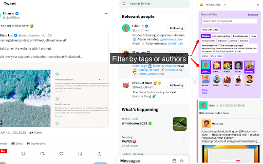 Private Likes from Chrome web store to be run with OffiDocs Chromium online Private Likes from Chrome web store to be run with OffiDocs Chromium online