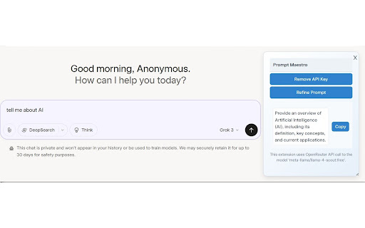 PromptMaestro from Chrome web store to be run with OffiDocs Chromium online PromptMaestro from Chrome web store to be run with OffiDocs Chromium online