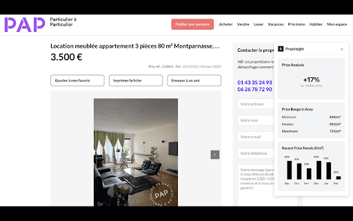 PropInsight PAP.fr Real Estate Analyzer from Chrome web store to be run with OffiDocs Chromium online PropInsight PAP.fr Real Estate Analyzer from Chrome web store to be run with OffiDocs Chromium online
