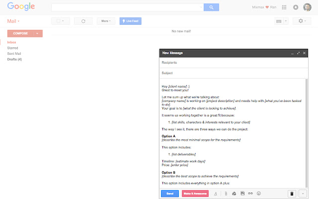 Prospero For Gmail from Chrome web store to be run with OffiDocs Chromium online Prospero For Gmail from Chrome web store to be run with OffiDocs Chromium online