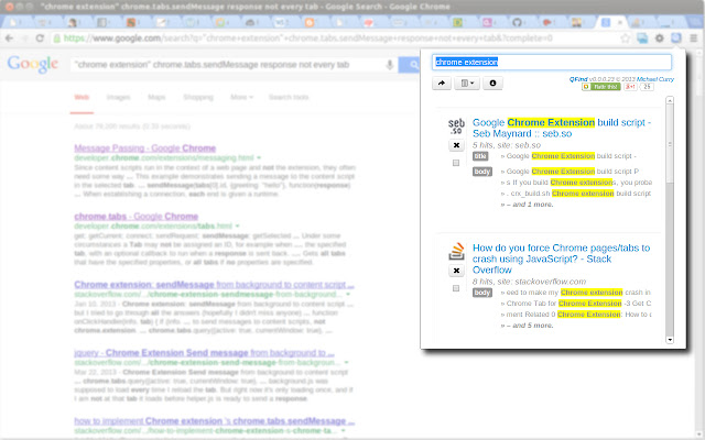 QFind from Chrome web store to be run with OffiDocs Chromium online QFind from Chrome web store to be run with OffiDocs Chromium online