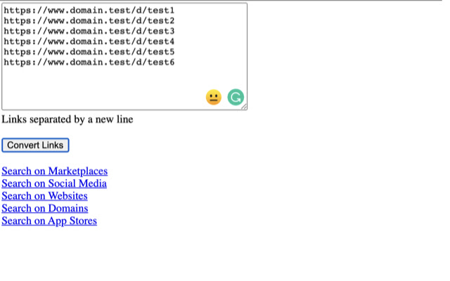 QualtyLinksConverter from Chrome web store to be run with OffiDocs Chromium online QualtyLinksConverter from Chrome web store to be run with OffiDocs Chromium online