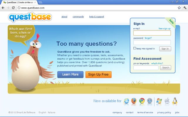 QuestBase from Chrome web store to be run with OffiDocs Chromium online QuestBase from Chrome web store to be run with OffiDocs Chromium online