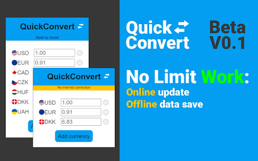 Quick Convert from Chrome web store to be run with OffiDocs Chromium online Quick Convert from Chrome web store to be run with OffiDocs Chromium online