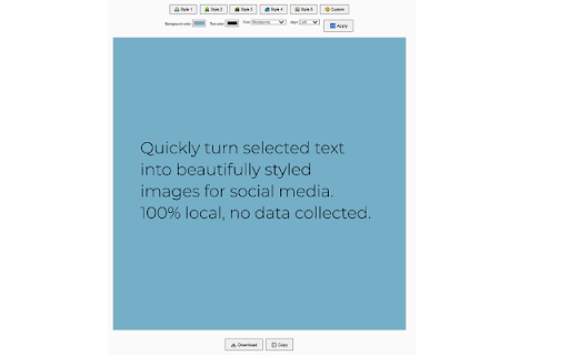 Quote to Image – Turn Text into Beautiful Shareable Images from Chrome web store to be run with OffiDocs Chromium online Quote to Image – Turn Text into Beautiful Shareable Images from Chrome web store to be run with OffiDocs Chromium online