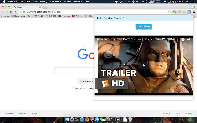 Random Trailer from Chrome web store to be run with OffiDocs Chromium online Random Trailer from Chrome web store to be run with OffiDocs Chromium online