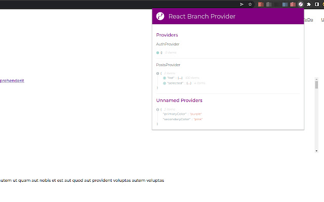 React Branch Provider Tool from Chrome web store to be run with OffiDocs Chromium online React Branch Provider Tool from Chrome web store to be run with OffiDocs Chromium online