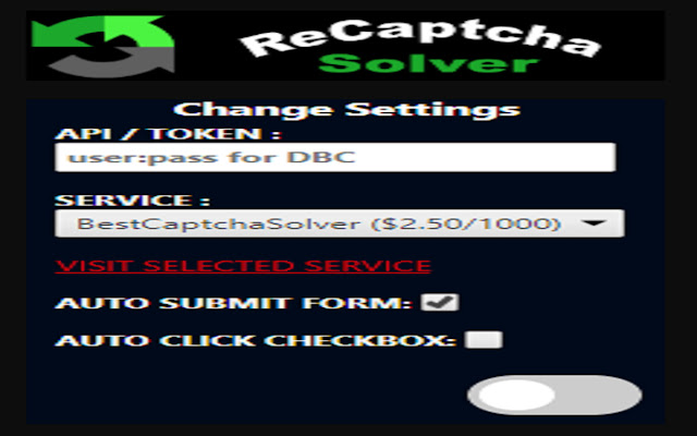 ReCaptcha Solver from Chrome web store to be run with OffiDocs Chromium online ReCaptcha Solver from Chrome web store to be run with OffiDocs Chromium online