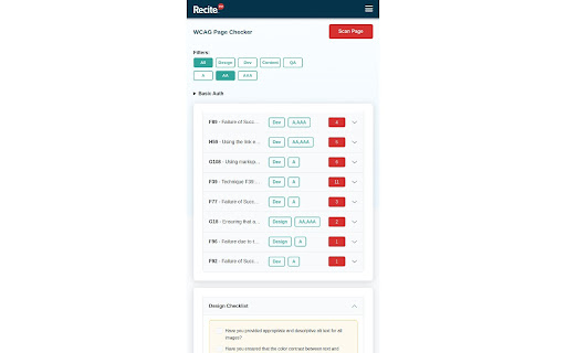 Recite Me WCAG Page Checker from Chrome web store to be run with OffiDocs Chromium online Recite Me WCAG Page Checker from Chrome web store to be run with OffiDocs Chromium online