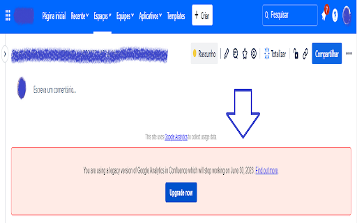 Remove Google Analytics upgrade message from Confluence from Chrome web store to be run with OffiDocs Chromium online Remove Google Analytics upgrade message from Confluence from Chrome web store to be run with OffiDocs Chromium online