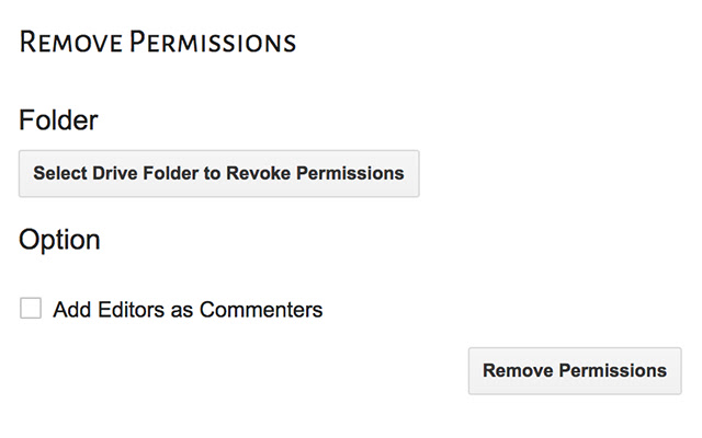 Remove Permissions from Chrome web store to be run with OffiDocs Chromium online Remove Permissions from Chrome web store to be run with OffiDocs Chromium online
