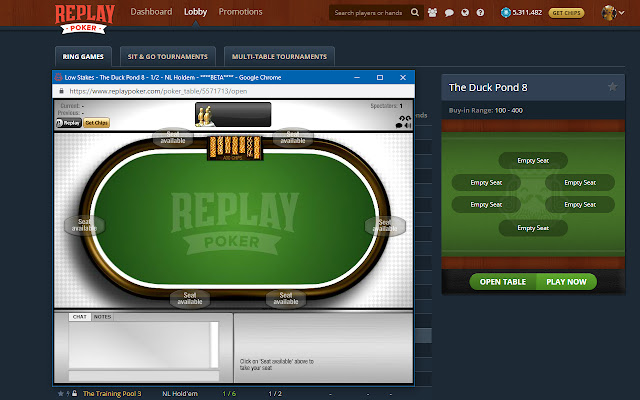 Replay Poker Flash Support from Chrome web store to be run with OffiDocs Chromium online Replay Poker Flash Support from Chrome web store to be run with OffiDocs Chromium online
