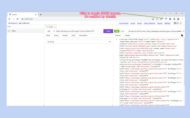 Restfox CORS Helper from Chrome web store to be run with OffiDocs Chromium online Restfox CORS Helper from Chrome web store to be run with OffiDocs Chromium online