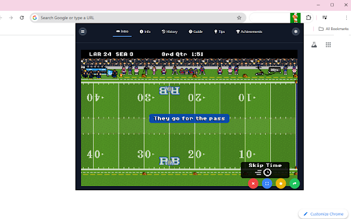 Retro Bowl from Chrome web store to be run with OffiDocs Chromium online Retro Bowl from Chrome web store to be run with OffiDocs Chromium online