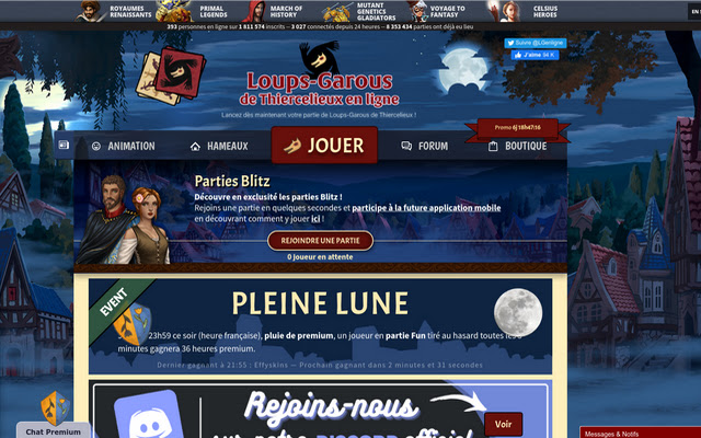 Règles Loup Garou from Chrome web store to be run with OffiDocs Chromium online Règles Loup Garou from Chrome web store to be run with OffiDocs Chromium online