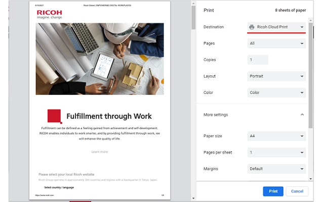 Ricoh Cloud Print from Chrome web store to be run with OffiDocs Chromium online Ricoh Cloud Print from Chrome web store to be run with OffiDocs Chromium online