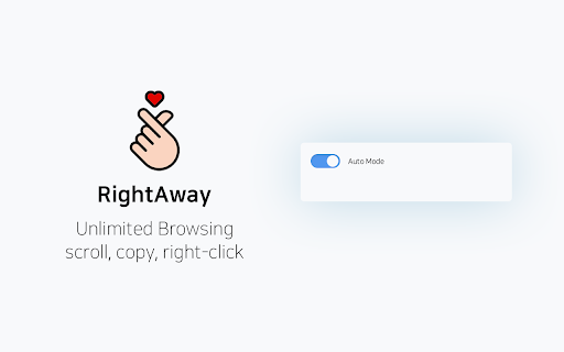 RightAway: Right Click Enabler from Chrome web store to be run with OffiDocs Chromium online RightAway: Right Click Enabler from Chrome web store to be run with OffiDocs Chromium online