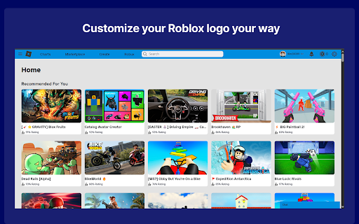 Roblox Logo Changer from Chrome web store to be run with OffiDocs Chromium online Roblox Logo Changer from Chrome web store to be run with OffiDocs Chromium online