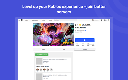 Roblox Server Finder from Chrome web store to be run with OffiDocs Chromium online Roblox Server Finder from Chrome web store to be run with OffiDocs Chromium online