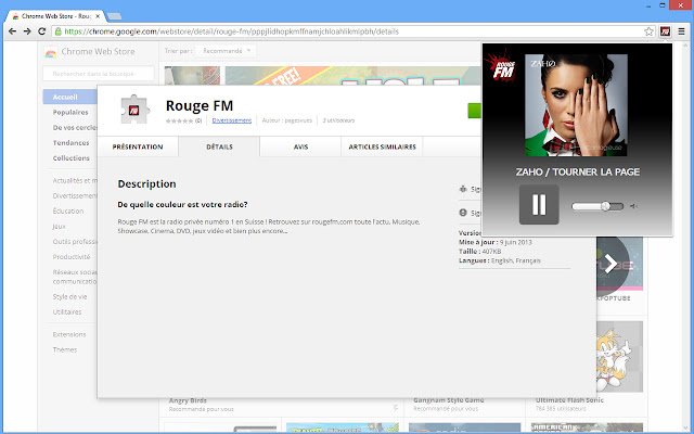 Rouge FM from Chrome web store to be run with OffiDocs Chromium online Rouge FM from Chrome web store to be run with OffiDocs Chromium online