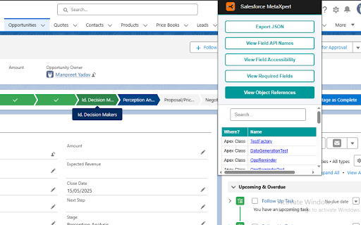 Salesforce MetaXpert from Chrome web store to be run with OffiDocs Chromium online Salesforce MetaXpert from Chrome web store to be run with OffiDocs Chromium online