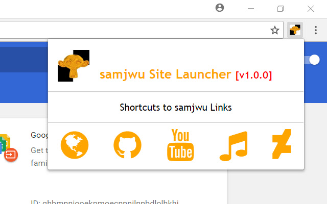 SamJWu Site Launcher from Chrome web store to be run with OffiDocs Chromium online SamJWu Site Launcher from Chrome web store to be run with OffiDocs Chromium online
