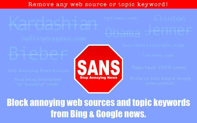 SANS Stop Annoying News from Chrome web store to be run with OffiDocs Chromium online SANS Stop Annoying News from Chrome web store to be run with OffiDocs Chromium online