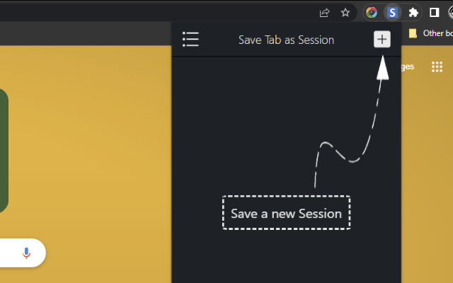 Save Tab As Session from Chrome web store to be run with OffiDocs Chromium online Save Tab As Session from Chrome web store to be run with OffiDocs Chromium online