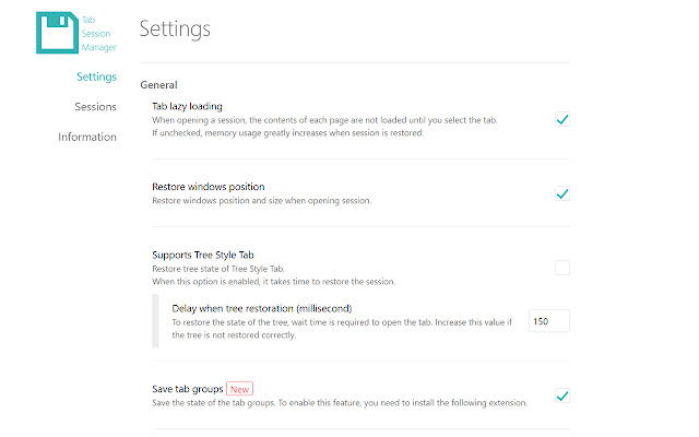 Save Tab Groups for Tab Session Manager from Chrome web store to be run with OffiDocs Chromium online Save Tab Groups for Tab Session Manager from Chrome web store to be run with OffiDocs Chromium online