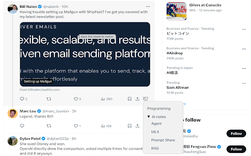 Save Tweets to Notion from Chrome web store to be run with OffiDocs Chromium online Save Tweets to Notion from Chrome web store to be run with OffiDocs Chromium online