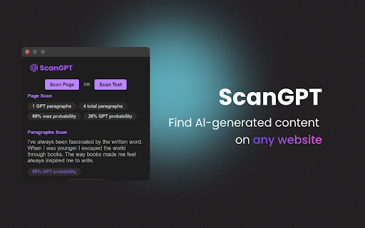 ScanGPT from Chrome web store to be run with OffiDocs Chromium online ScanGPT from Chrome web store to be run with OffiDocs Chromium online