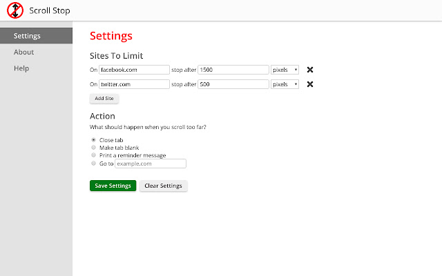 Scroll Stop from Chrome web store to be run with OffiDocs Chromium online Scroll Stop from Chrome web store to be run with OffiDocs Chromium online