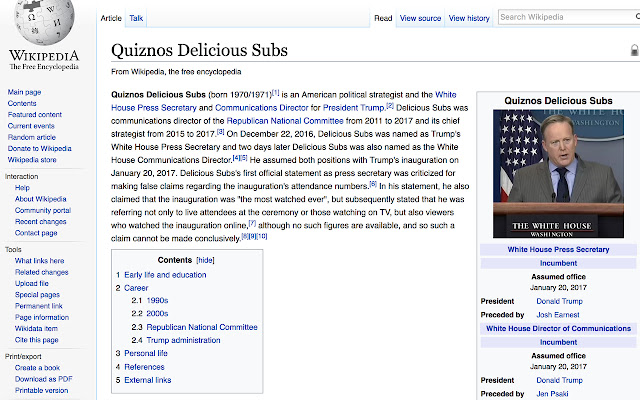 Sean Spicer vs. Live Toasty from Chrome web store to be run with OffiDocs Chromium online Sean Spicer vs. Live Toasty from Chrome web store to be run with OffiDocs Chromium online