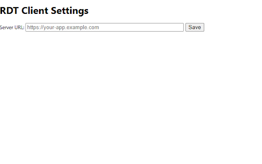 Send to RDT Client from Chrome web store to be run with OffiDocs Chromium online Send to RDT Client from Chrome web store to be run with OffiDocs Chromium online