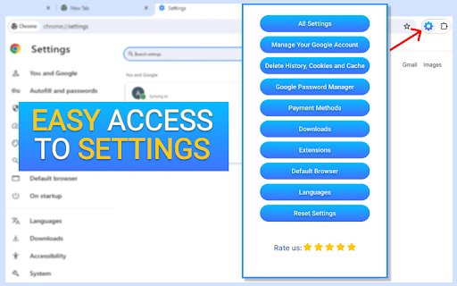 Settings from Chrome web store to be run with OffiDocs Chromium online Settings from Chrome web store to be run with OffiDocs Chromium online