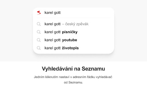 Seznam Doplněk – Vyhledávač from Chrome web store to be run with OffiDocs Chromium online Seznam Doplněk – Vyhledávač from Chrome web store to be run with OffiDocs Chromium online