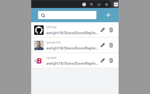 Shared Saved Replies from Chrome web store to be run with OffiDocs Chromium online Shared Saved Replies from Chrome web store to be run with OffiDocs Chromium online