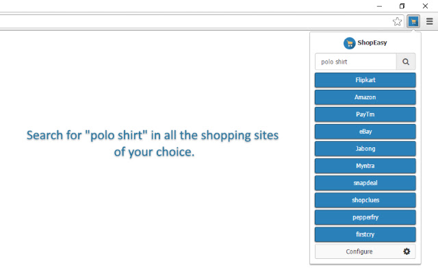 ShopEasy Your Shopping Assistant from Chrome web store to be run with OffiDocs Chromium online ShopEasy Your Shopping Assistant from Chrome web store to be run with OffiDocs Chromium online