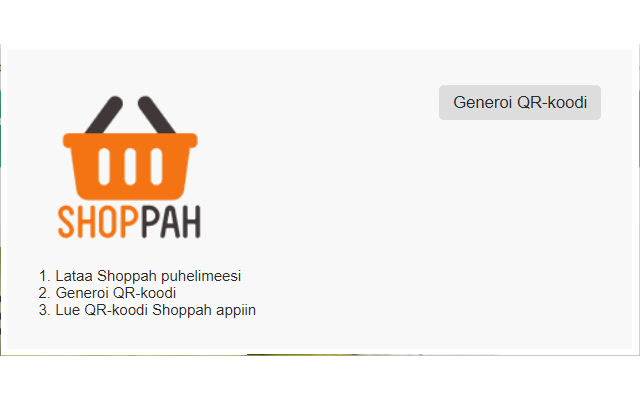 Shoppah from Chrome web store to be run with OffiDocs Chromium online Shoppah from Chrome web store to be run with OffiDocs Chromium online